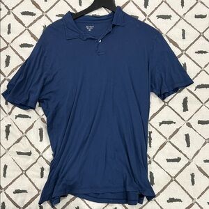 Hartford Thin Navy Polo Shirt